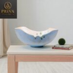 Priva Sculptural Ceramic Bowl (8”)